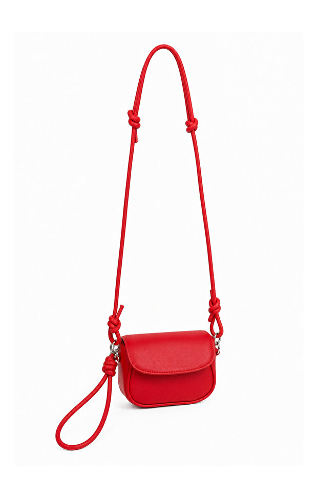 Women's Crossbody Bag with Adjustable Knot Detail Strap, Hand and Shoulder Bag