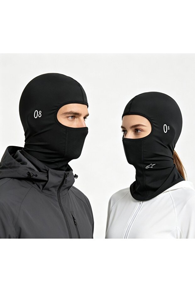 غطاء رأس حراري طويل بشعار Alpinestars من Summer Premium