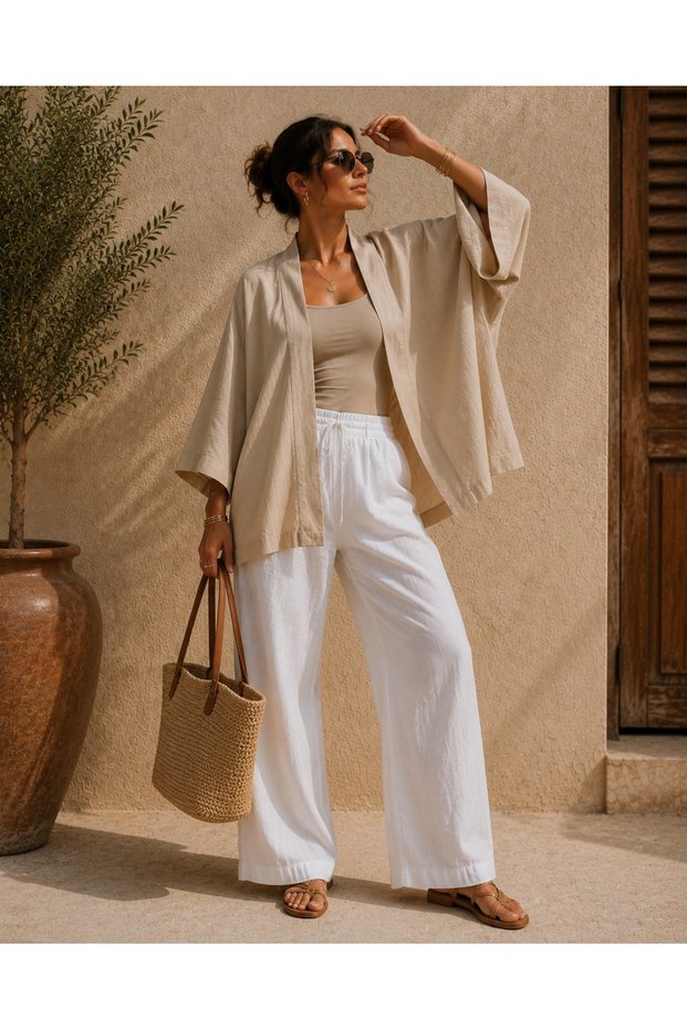 Women's Burumuk Kimono Elegant and Stylish (Suitable for Tesettüre)