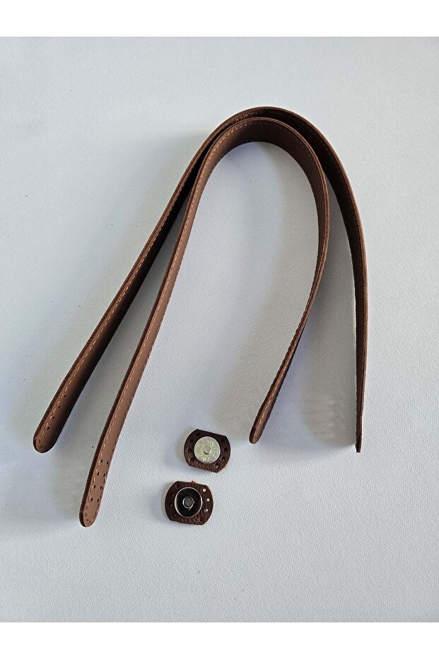 Long Double Bag Handle 2.5 cm X 70 cm - Brown