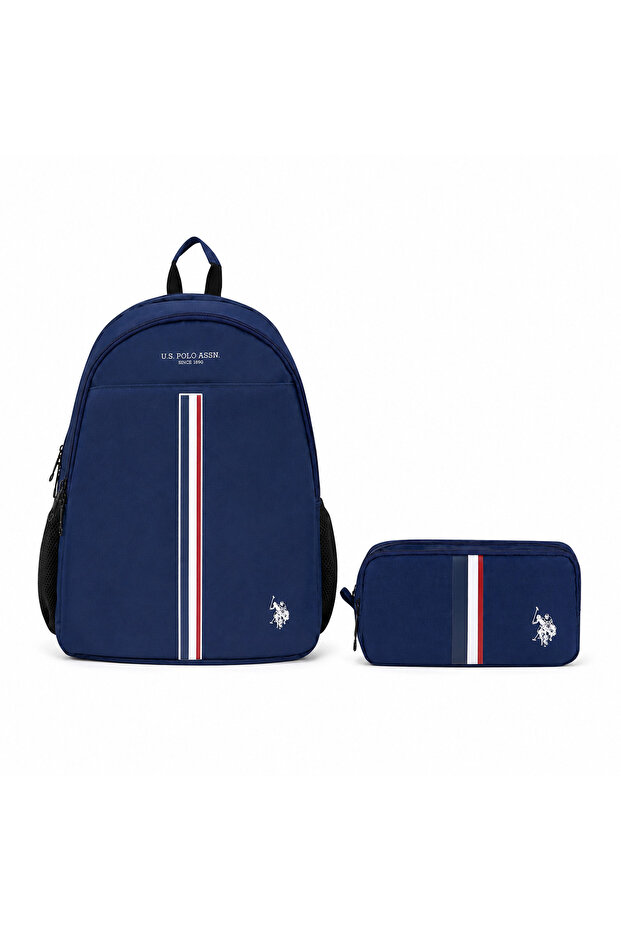 Plcan25045, Plcan25048, Plcan25047 School Backpack and Pen Holder Set with Multiple Compartments