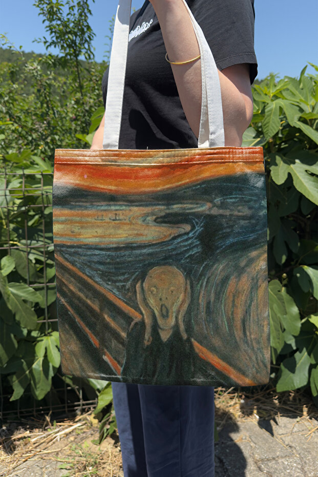 Art Painting 1 V2 Double Sided Summer Winter Canvas Print Tote Bag