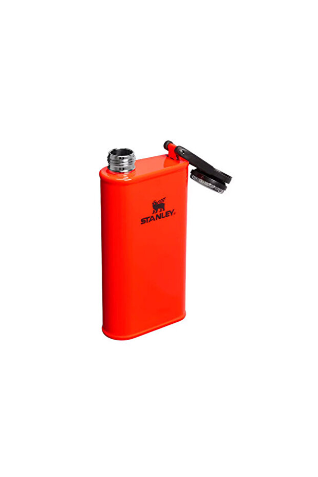 The Easy-Fill Wide Mouth Flask 0.23L / 8oz Blaze Orange - 4
