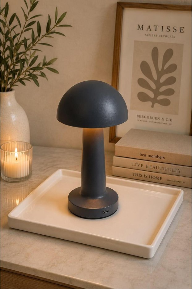 Luna Ambiance Wireless Led Table Lamp Home Hotel Spa Restaurant Cafe Decorative Night Light 3 Different Light Modes