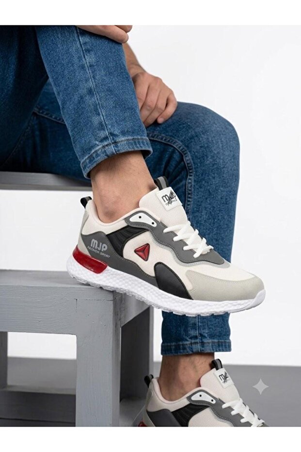 Men's White Orthopedic Light Sole Casual Sneaker Walking Shoes