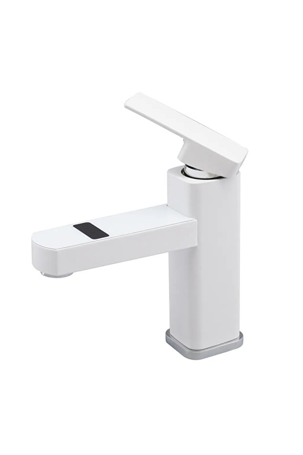 Kitchen faucet, white kitchen faucet, sink faucet, single-handle mixer faucet