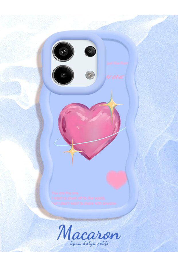 Redmi Note 13 Pro 5g Compatible Case with Sweet Pink Heart Motifs Three Color Options