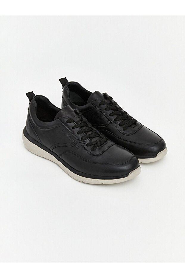 Lcw Steps Black Suede Men's Sports Shoes