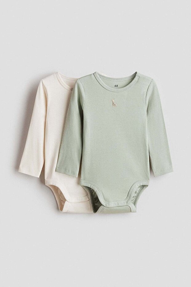 2-pack cotton bodysuits