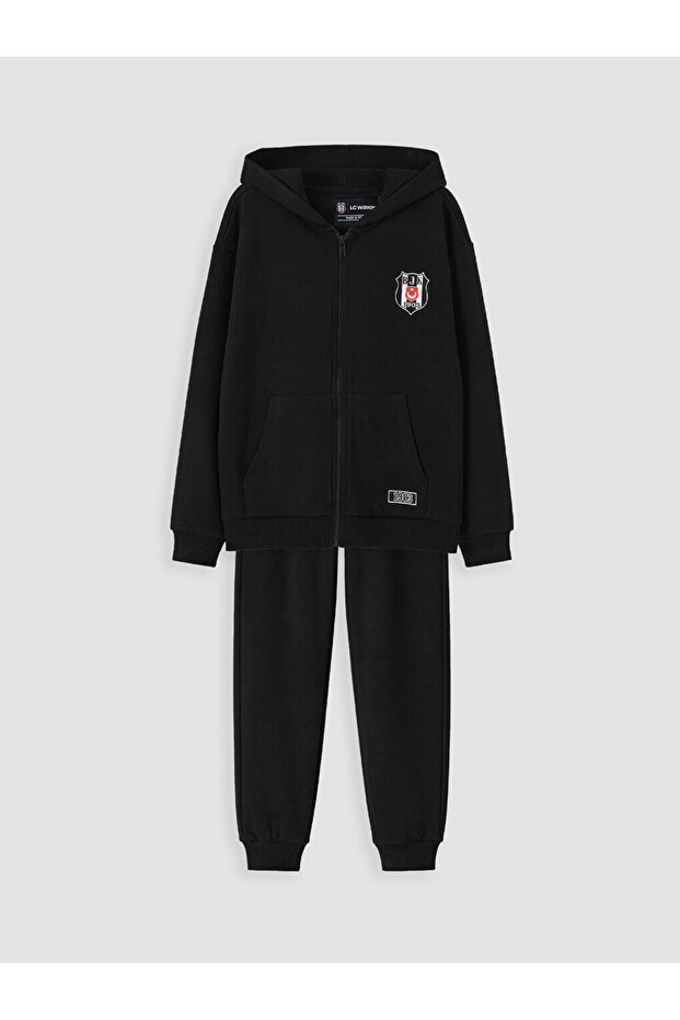 Beşiktş Printed Boys' Tracksuit Set