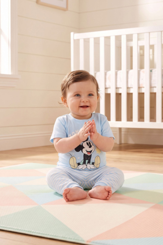 Mickey Mouse Print Clothing Set