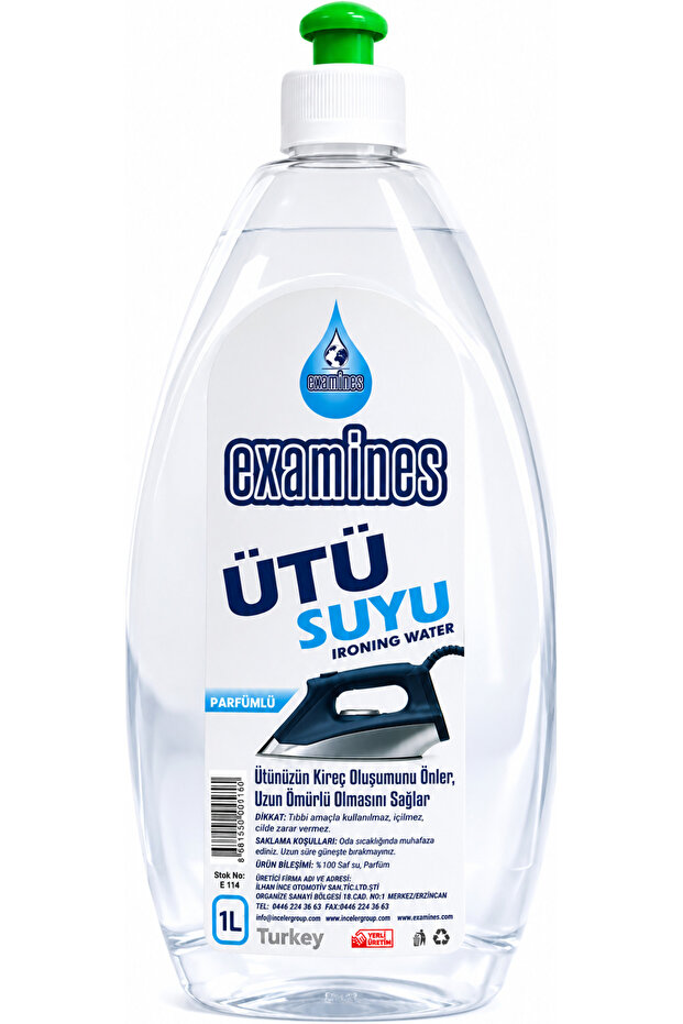 Parfümlü Ütü Suyu 1 Litre