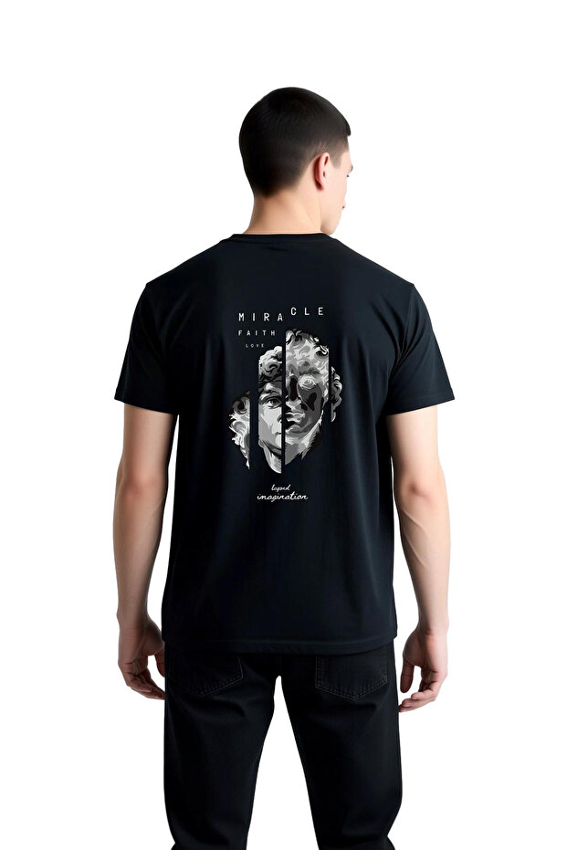 Miracle Faith Love Inspiration Printed Men's T-Shirt