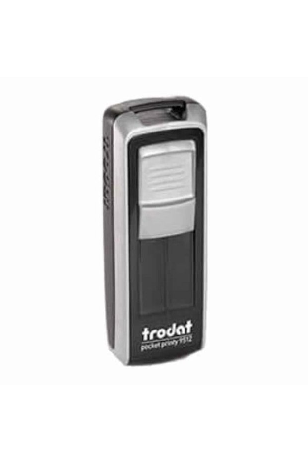 Trodat 9512 P4 47X18 mm Silver Color Pocket Stamp Blank Stamp