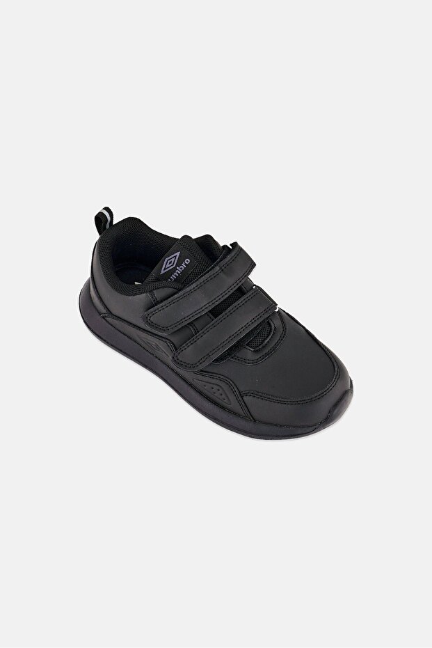 Kids Boy DBL Velcro Closure Outdoor Shoes, Black