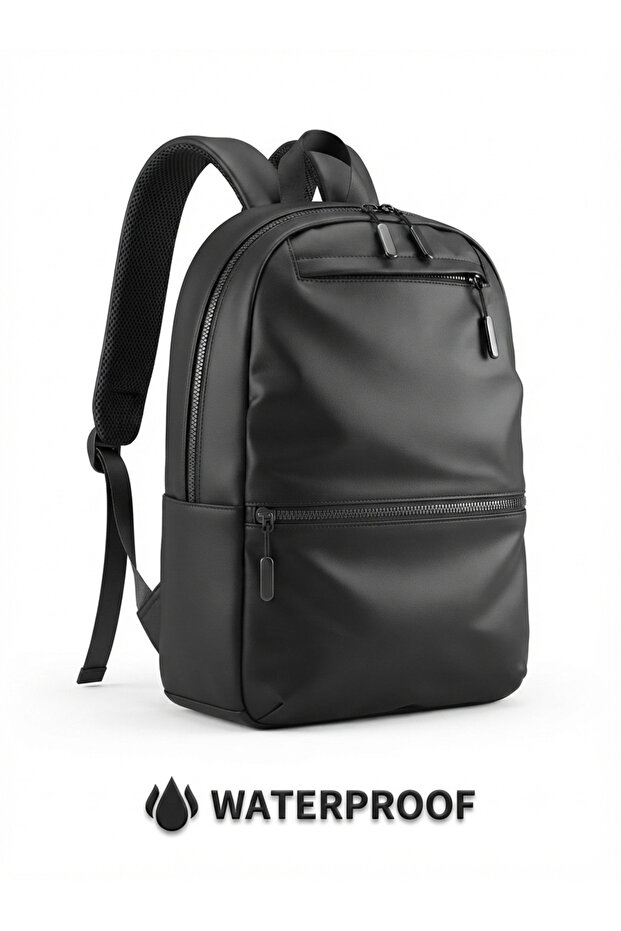 Waterproof Fabric and Zipper Feature Unisex Notebook and Backpack