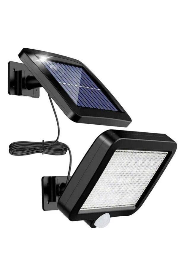 Promotional Outdoor Solar Light with Motion Sensor, 56 LEDs, 120° Waterproof Solar Garden Light with 5m Cable [Energy Class A++]