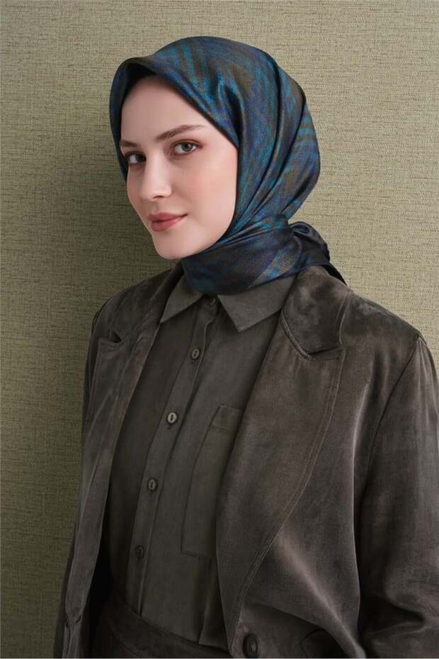 وشاح حرير ساتان 9628D-07
