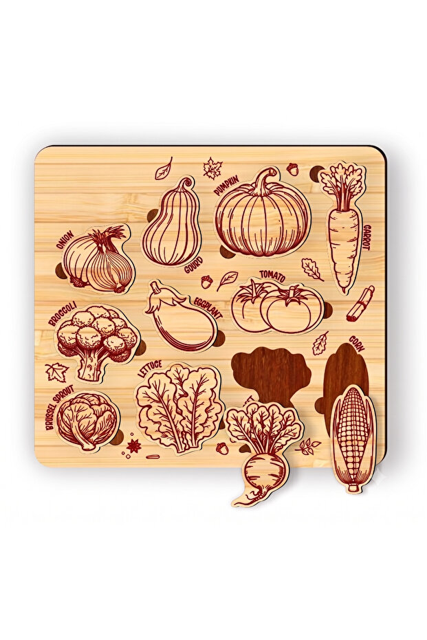 Vegetables Educational Puzzle