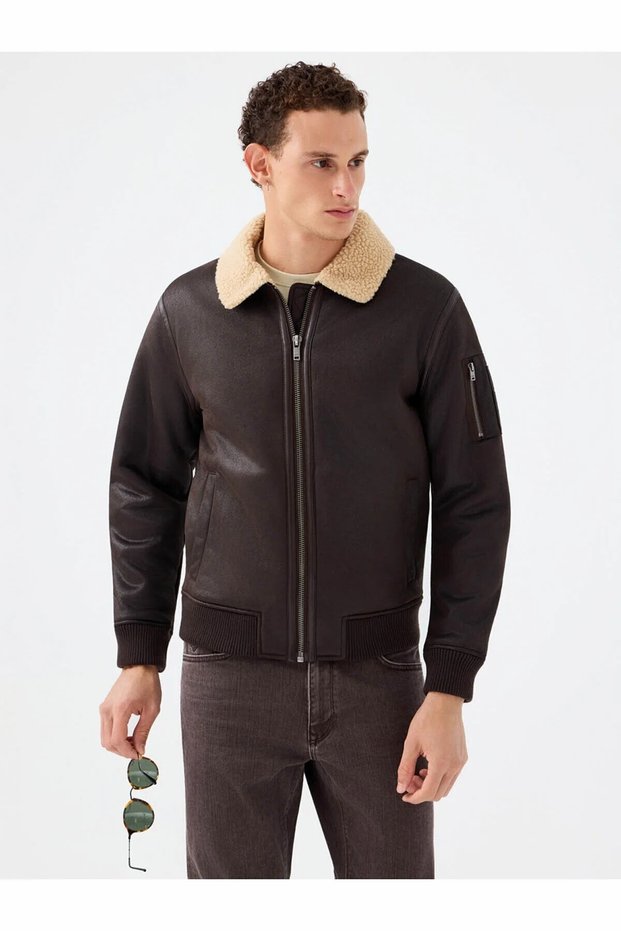 Men's Brown Lf 2036720 Brown m Mnt Coat