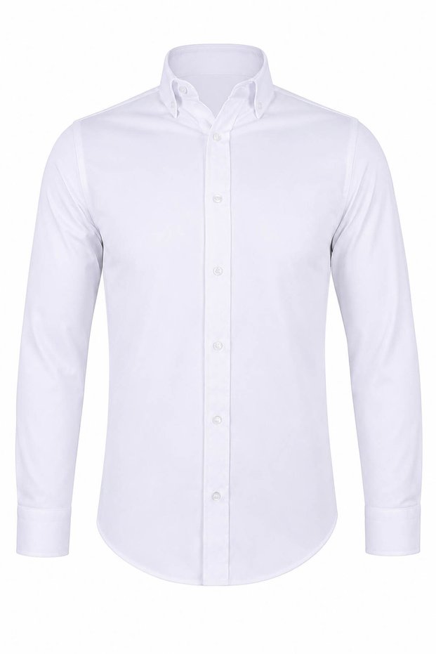 Jupiter White Men's Shirt 27Kmt8000010