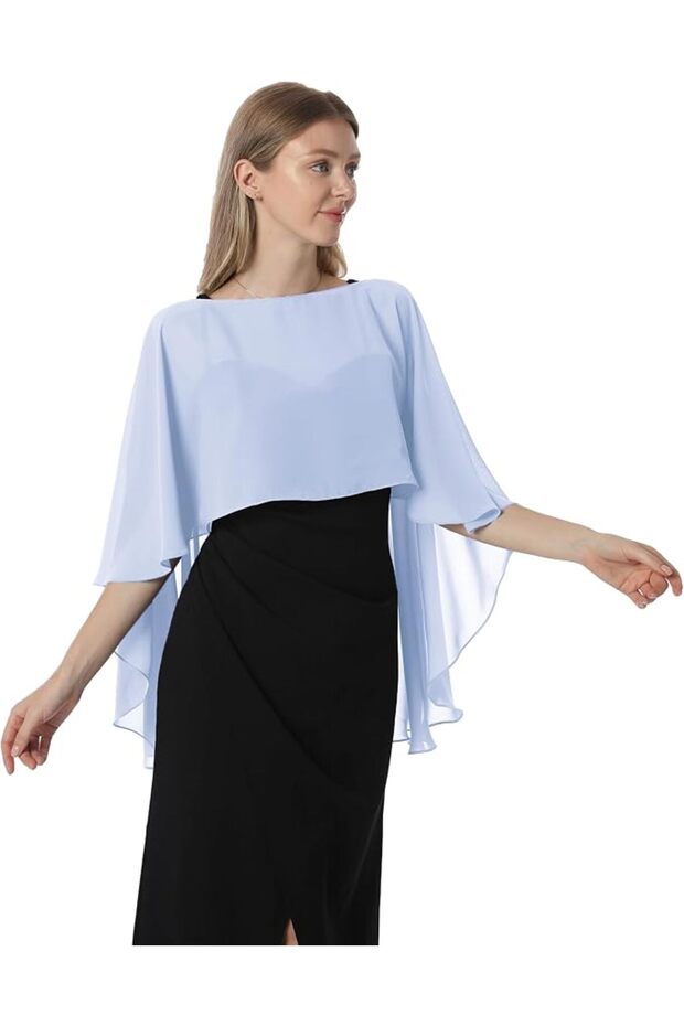 womens Chiffon Cape001 Pashmina Shawl