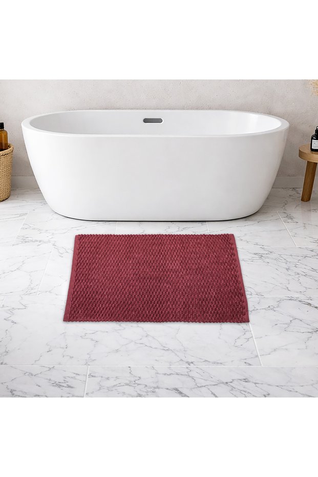 Micro-Chenille Bath Mat 60x90 cm – 1500 GSM, Soft & Absorbent, Rose
