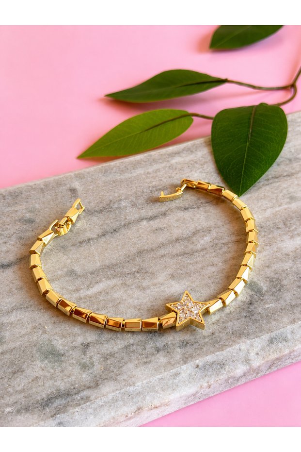 Steel Xuping Anti-Tarnish Star Zircon Stone Bracelet