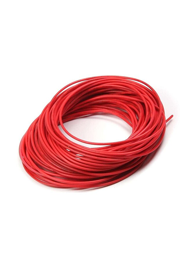 Copper Wire Conductor for Electrical Power Transmission (RED 5 METER, 1.5MM)