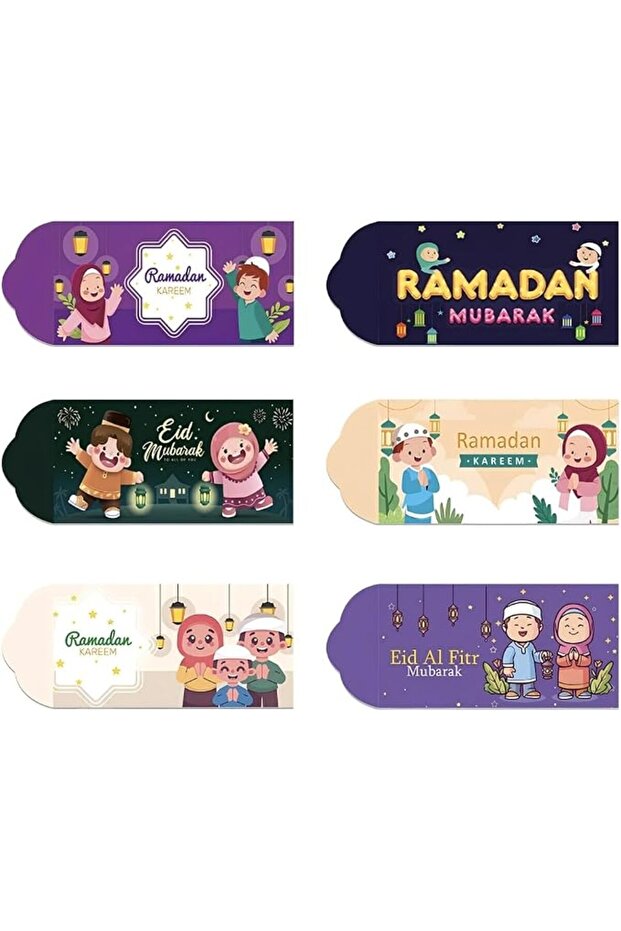 مجموعة أظرف نقود رمضان كريم وعيد مبارك، طقم هدايا زخرفي من 36 قطعة، إسلا