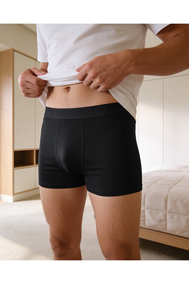 Men's Bamboo Boxer Black