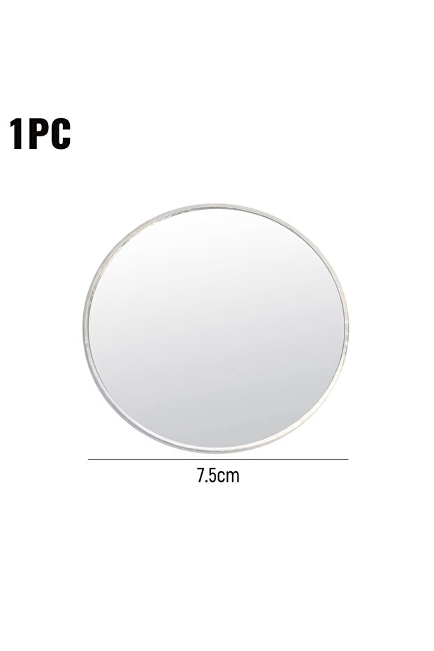 A Travel Handheld Selfie Mirror INS Portable Round Reflection Convex Mirrors for Photography Prop V.