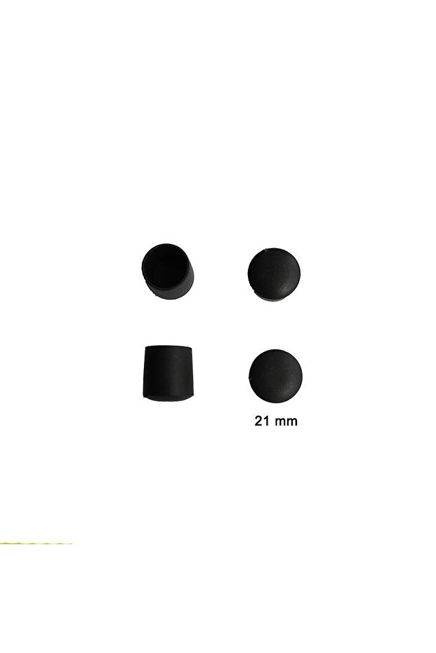 Round profile external plug 21 mm 4 pieces