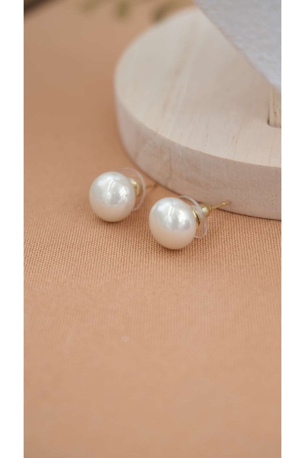 Mini Topcuk Pearl Earrings