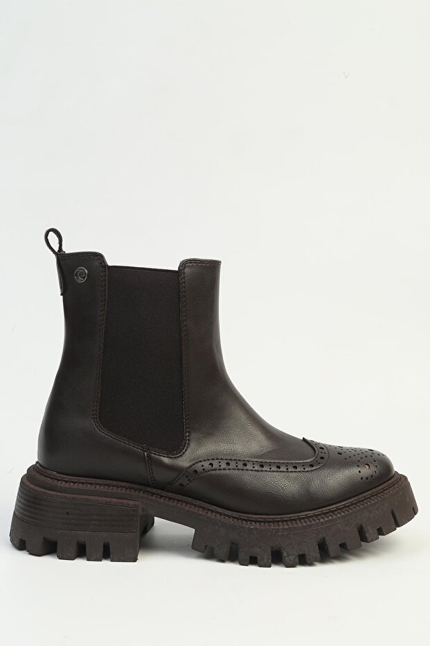 Women's Brown Boots Pc-55079