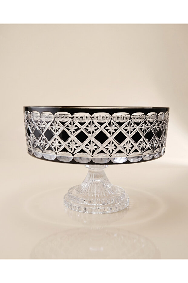 Crystal Cutting Decoration Handcrafted Estrella Series - Presentation Bowl - Glass Bowl 25cm