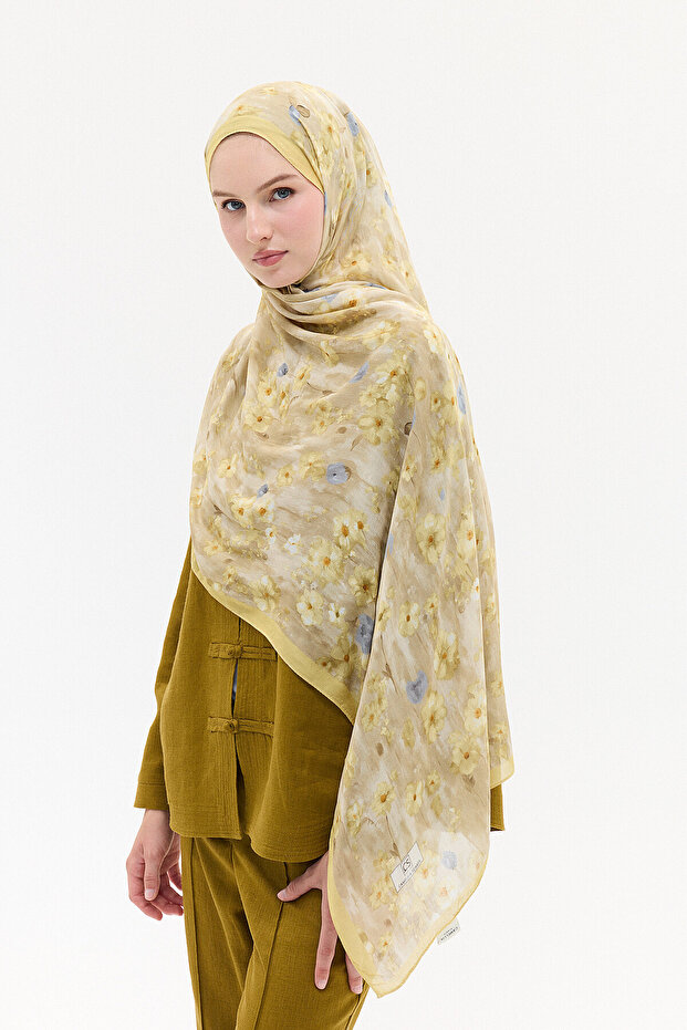 Freya Rami Shawl - Yellow