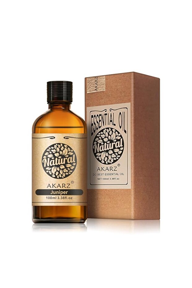 AKARZ 100ml Juniper Essential Oil Natural Juniper Oil Pure for Candle Making, Massage,Home Spa Relaxation