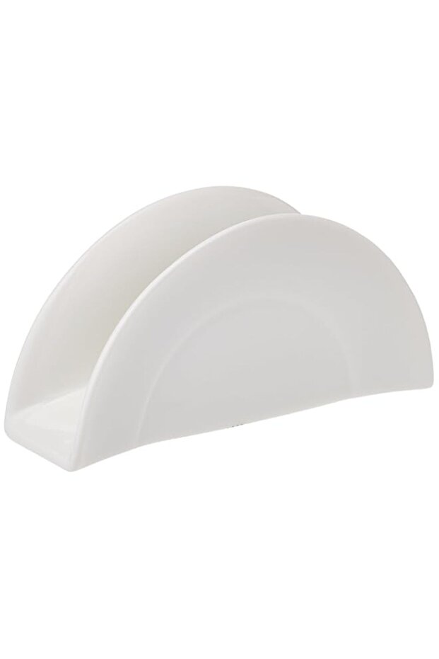 Porcelain Napkin Holder, 5-Inch Size, Ivory