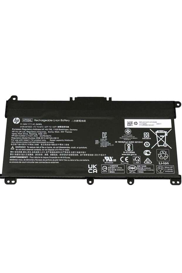 Replacement HT03XL Battery For HP Pavilion 14-CE0025TU, 14-CE0034TX, 15-CS0037T 250 255 G7 HSTNN-LB8L L11421-421 HSTNN-LB8M/DB8R