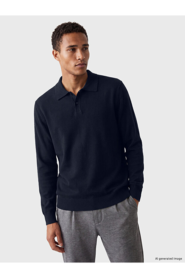 Lcw Vision Polo Neck Men's Knitwear Sweater