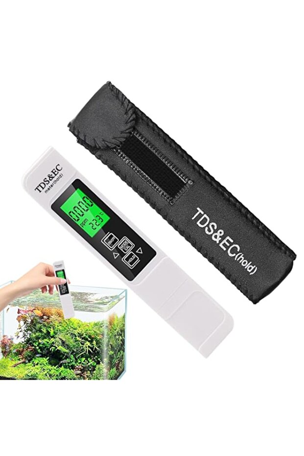 New 4 in 1 TDS Meter Digital Water Tester Accurate TDS EC Temp Meter Water Testing Kits for Drinking Water Tap Well Pool Hydroponics Aquarium