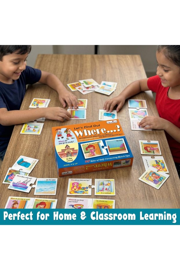 Let's Find Out Where |0996|An innovative way to enhance learning skills Questions-Answers way! for children 4 Yrs and above