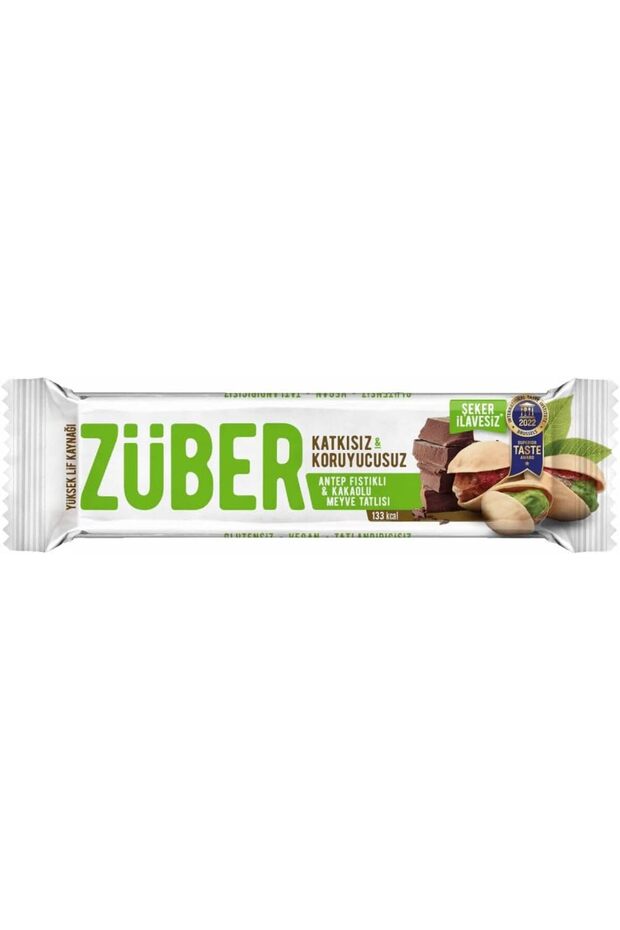 ZUBER PISTACHIO&COCOA FRUIT BAR 35G