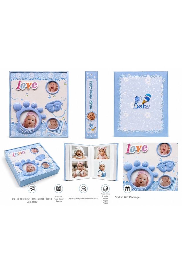 Sweet baby foot figured blue album