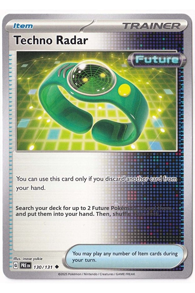 Techno Radar 130/131 - Prismatic Evolutions - Card (Mint)