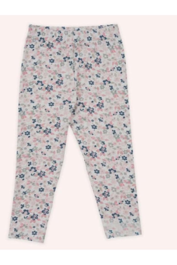 Baby Girl French Rivera Floral Leggings Gkpn0103 White