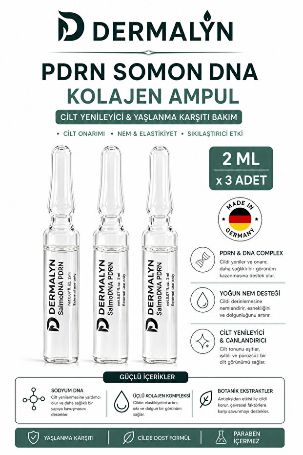 3 Pdrn Ampoule Serums Containing Salmon Dna Collagen to Help Rejuvenate the Skin Dermaroller Dermapen