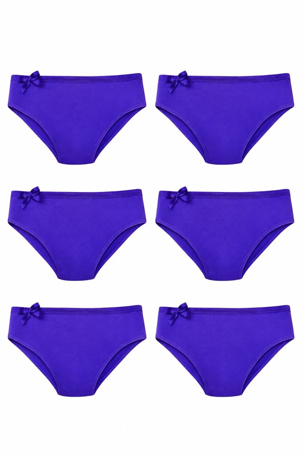6-Piece Women's Bikini Panties Colorful Economical 1035