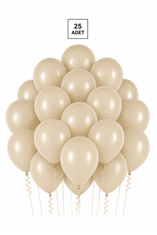 Sea Sand Color Balloon 25 Pieces